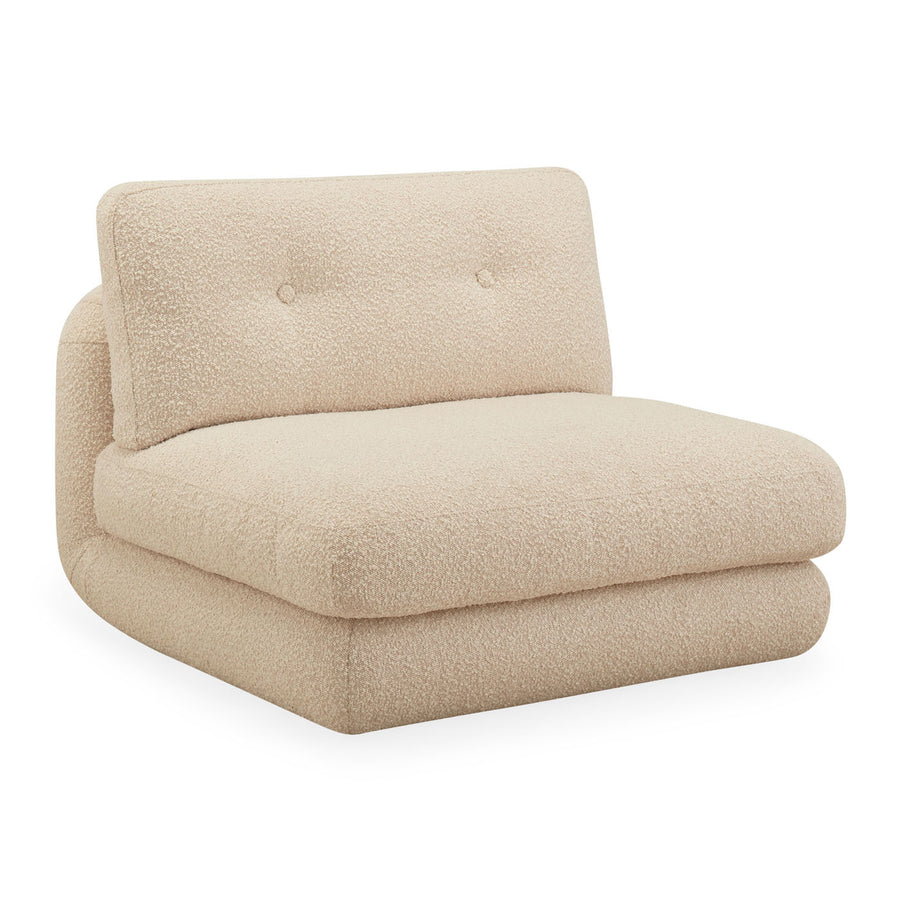 Bouclé Armless Modular Sofa | Jonathan Adler Pompidou | Oroa.com