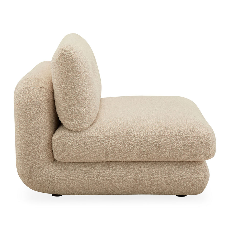 Bouclé Armless Modular Sofa | Jonathan Adler Pompidou | Oroa.com