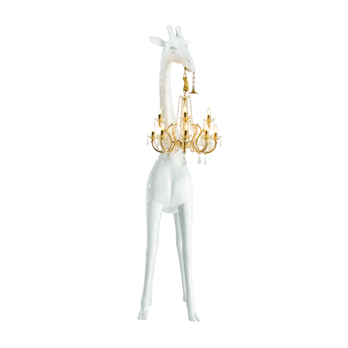 Giraffe Statue Floor Lamp | Qeeboo Giraffe in Love | OROA.com