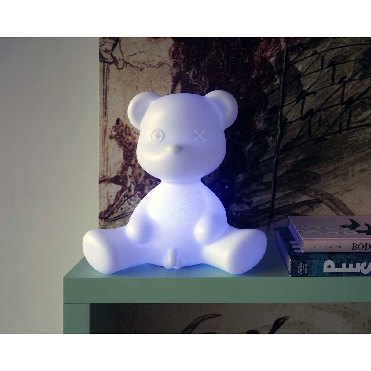 White Bear Rechargeable LED Lamp | Qeeboo Teddy Boy | OROA.com