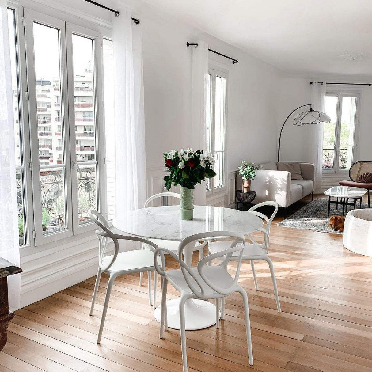 Tangled Dining Chairs (2) | Qeeboo Loop | OROA.com