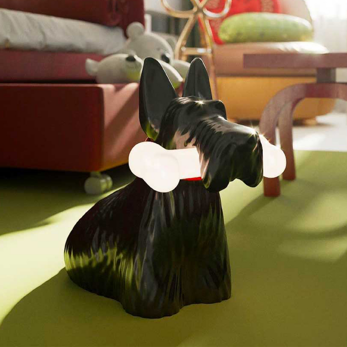 Decorative Dog Wireless Lamp | Qeeboo Scottie | OROA.com