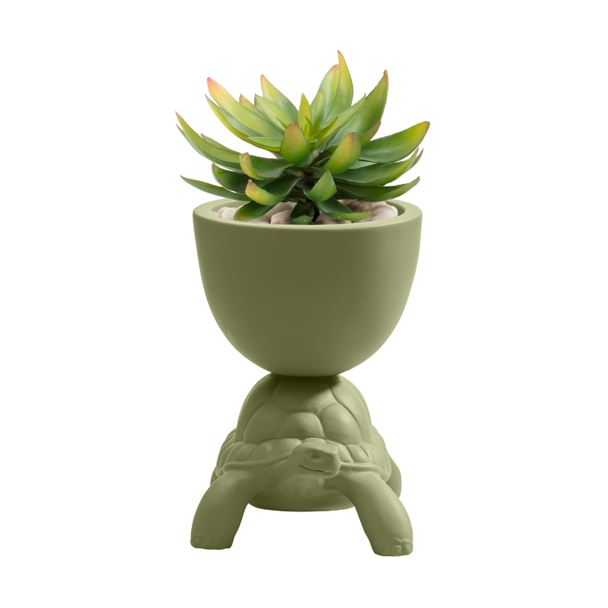 Ceramic Sculptured Planter XS | Qeeboo Turtle | Oroa.com