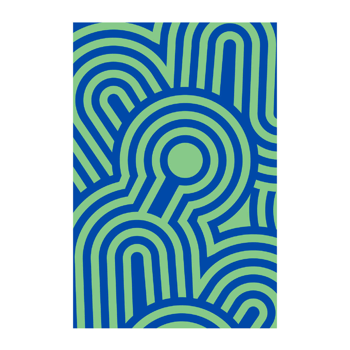 Curved Pattern Rug 10' x 6'7" | Qeeboo Stilema 6 | OROA.com