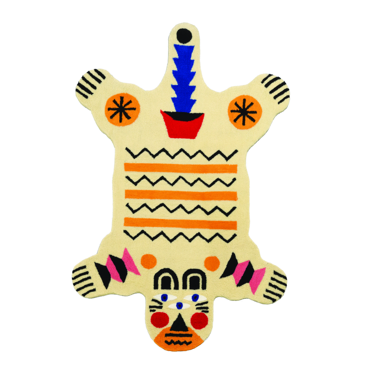 Hand-Tufted Animal Rug | Qeeboo Oggian | OROA.com