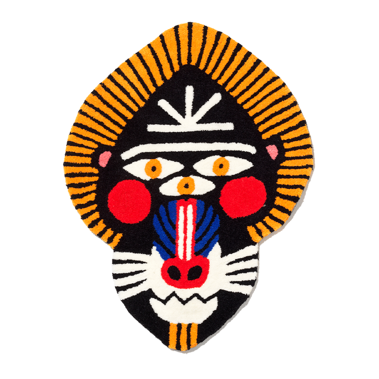 Animal-Shaped Hand-Tufted Rug | Qeeboo Oggian | OROA.com