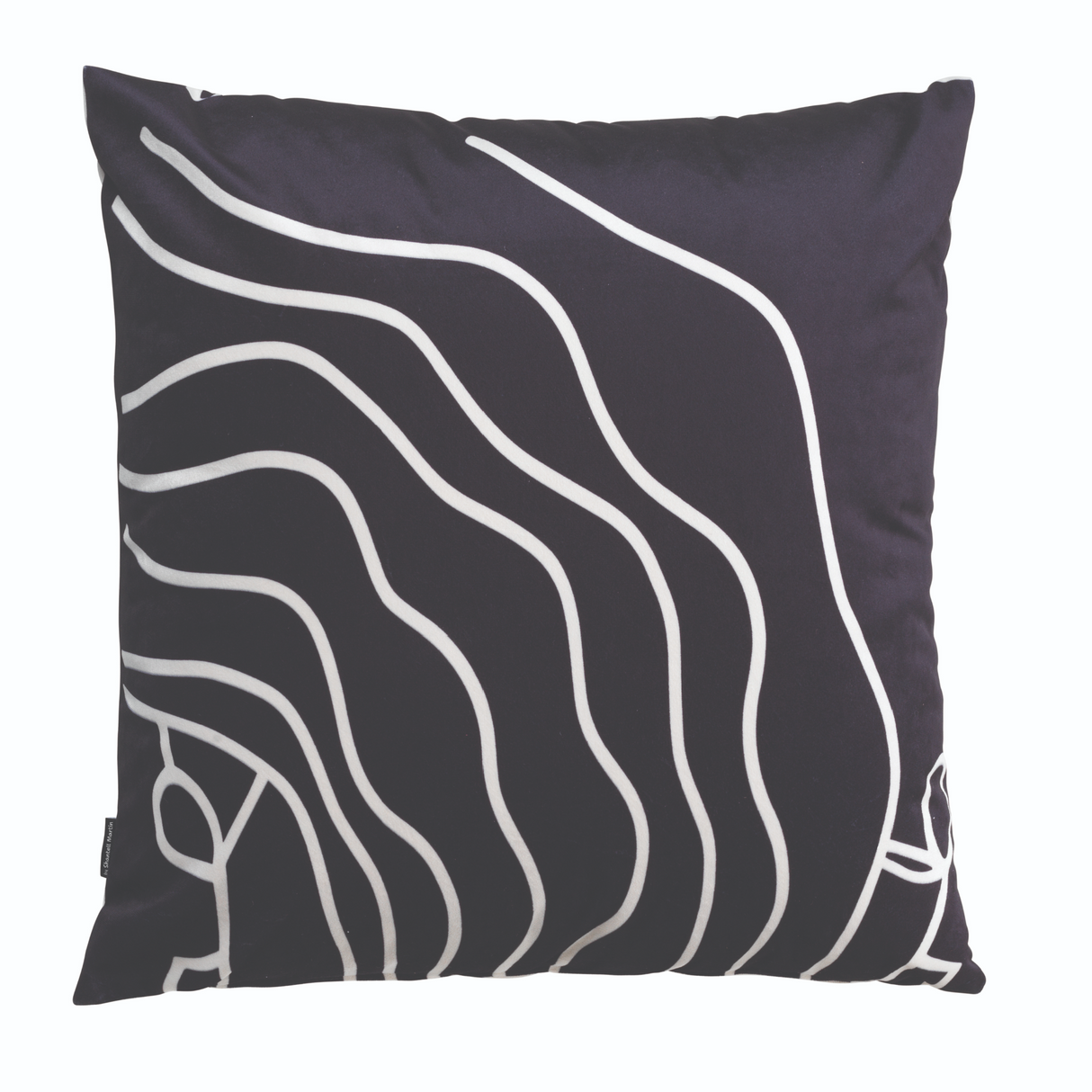 Graphic Design Pillow | Qeeboo Silent Shadows | OROA.com
