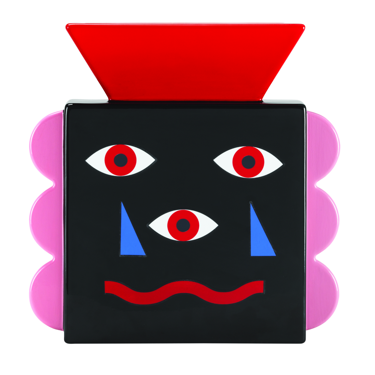 Figurative Face Ceramic Vase | Qeeboo Oggian Beautiful Face | OROA.com