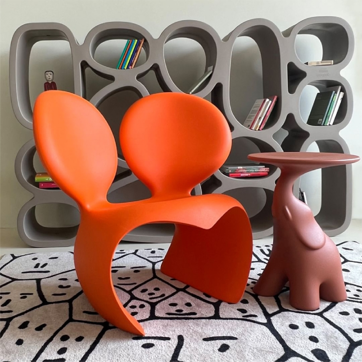 Modern Indoor/Outdoor Accent Chair | Qeeboo Don't F**K With The Mouse | OROA.com