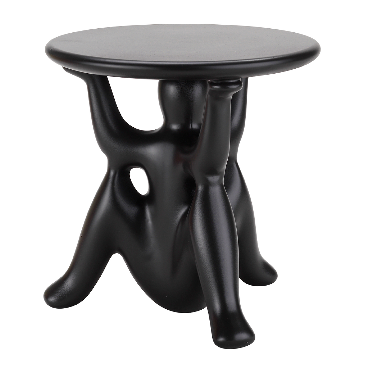 Molded Sculptural Side Table | Qeeboo Helpyourself | OROA.com