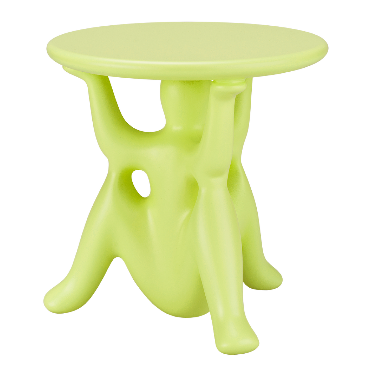 Molded Sculptural Side Table | Qeeboo Helpyourself | OROA.com