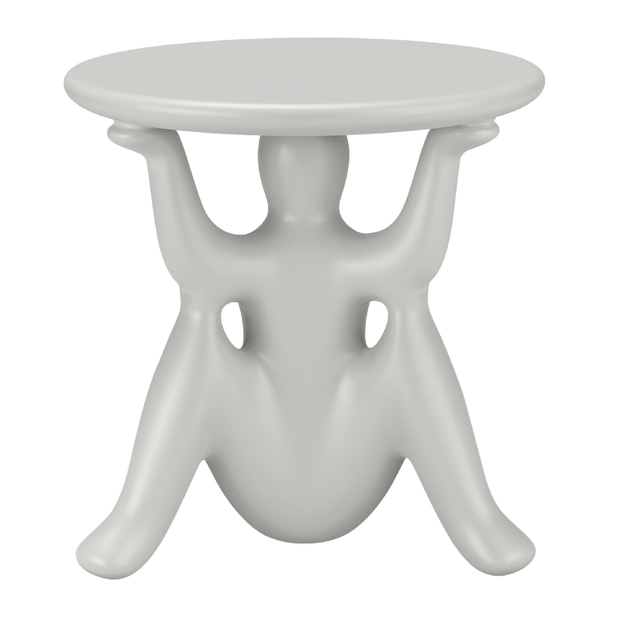 Molded Sculptural Side Table | Qeeboo Helpyourself | OROA.com
