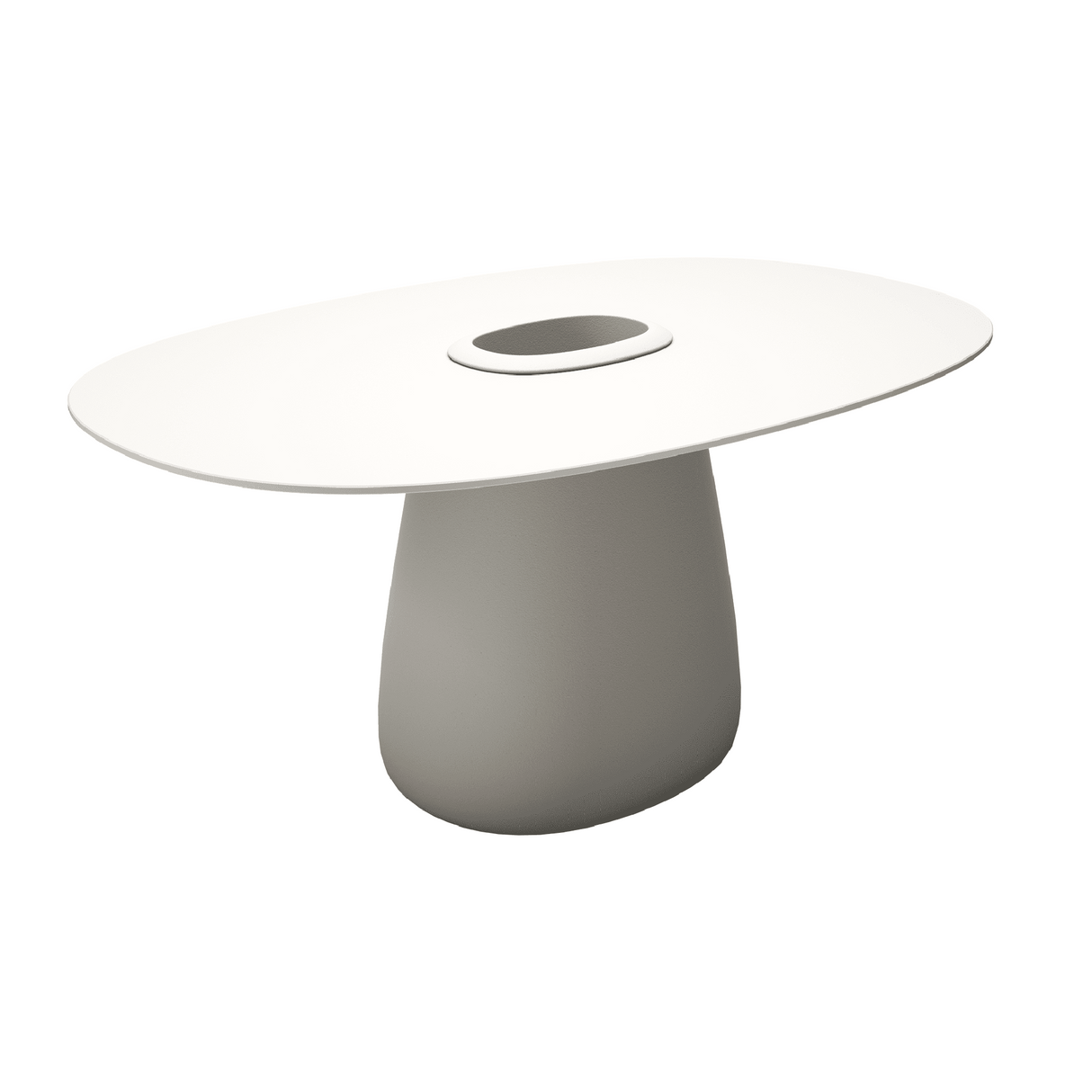 Indoor/Outdoor Bucket Dining Table | Qeeboo Cobble | OROA.com