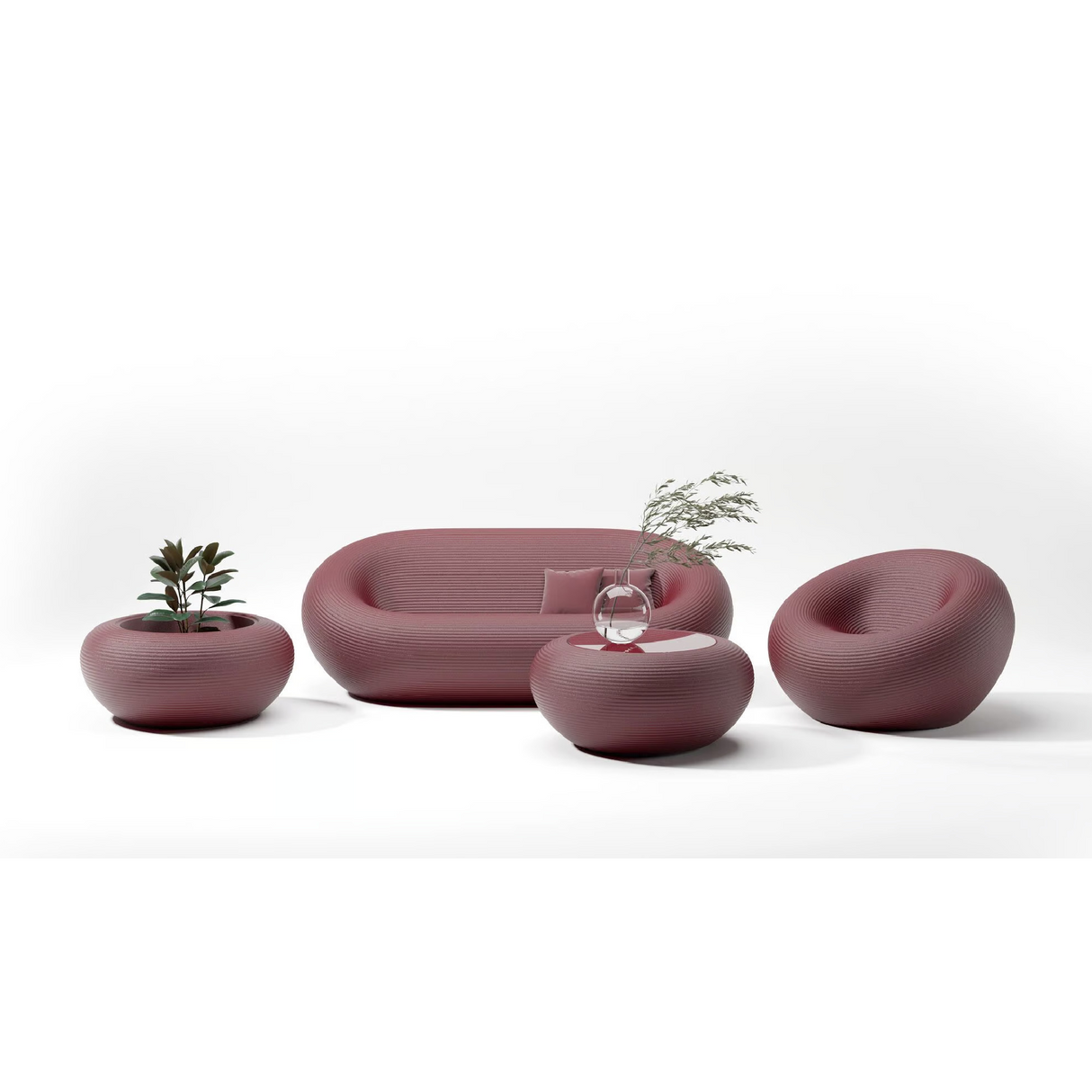 Modern Oblong Outdoor Sofa | Qeeboo Nami | OROA.com