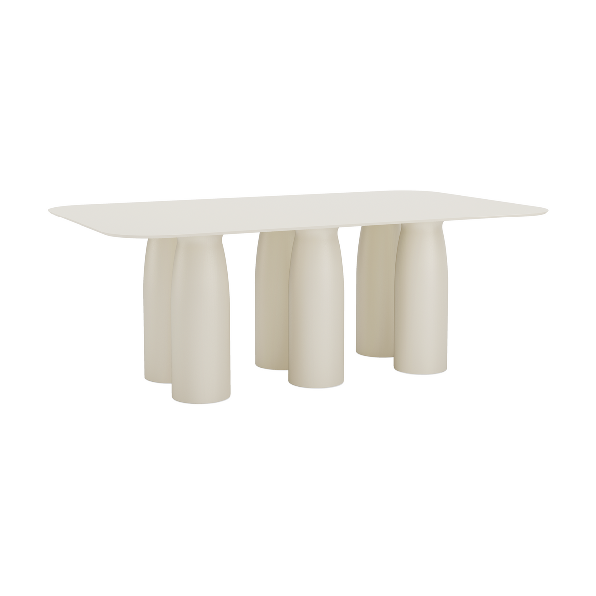 Six-Legged Rectangular Dining Table | Qeeboo Toto | Oroa.com