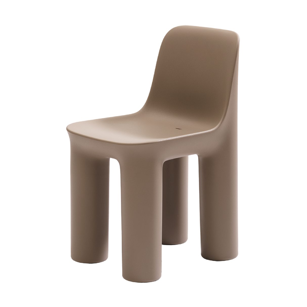 Chunky Cylindrical Legs Dining Chair | Tata Qeeboo | Oroa.com