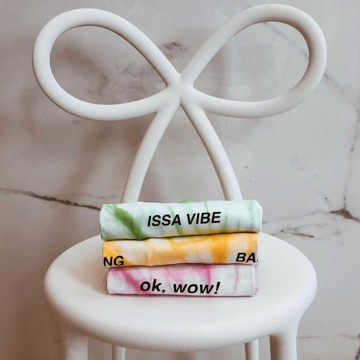 Modern Chic Dining Chair Set (2) | Qeeboo Ribbon | OROA.com