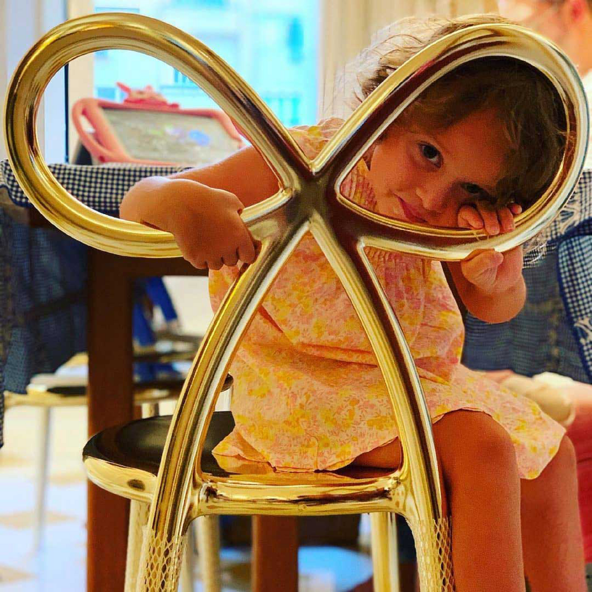 Modern Chic Dining Chair Set (2) | Qeeboo Ribbon | OROA.com