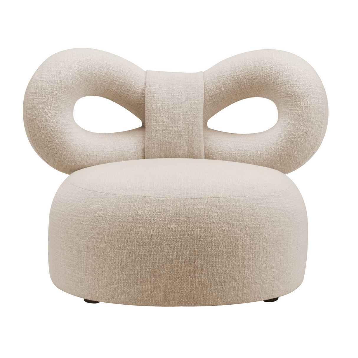 Upholstered Bow Lounge Chair | Qeeboo Ribbon | OROA.com