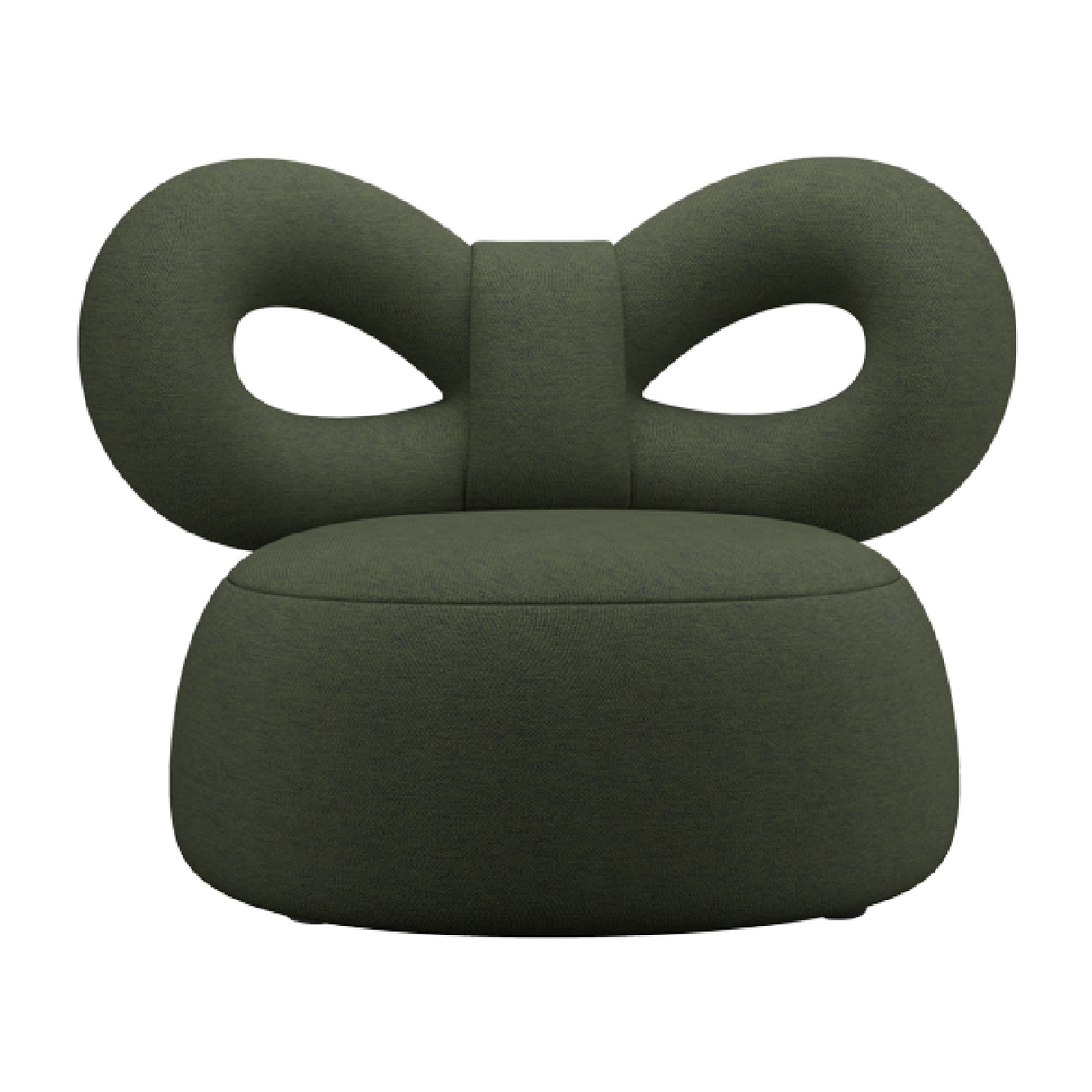 Upholstered Bow Lounge Chair | Qeeboo Ribbon | OROA.com