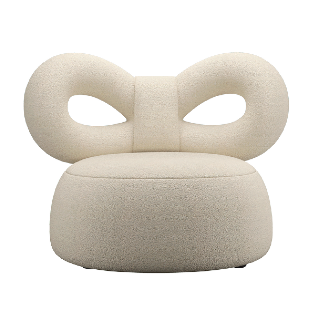 Upholstered Bow Lounge Chair | Qeeboo Ribbon | OROA.com