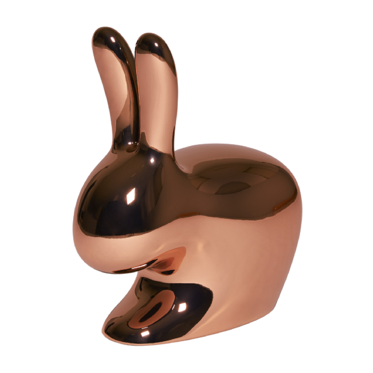 Metallic Sculptured Kid's Chair | Qeeboo Rabbit | Oroa.com
