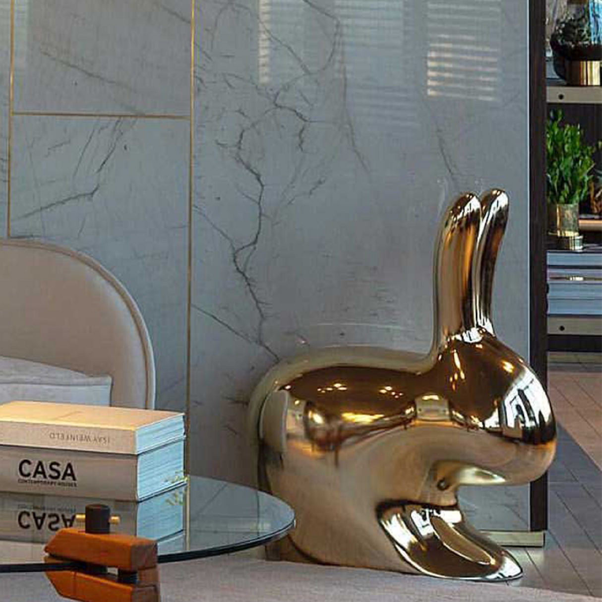 Molded Bunny Chair | Qeeboo Rabbit | OROA.com