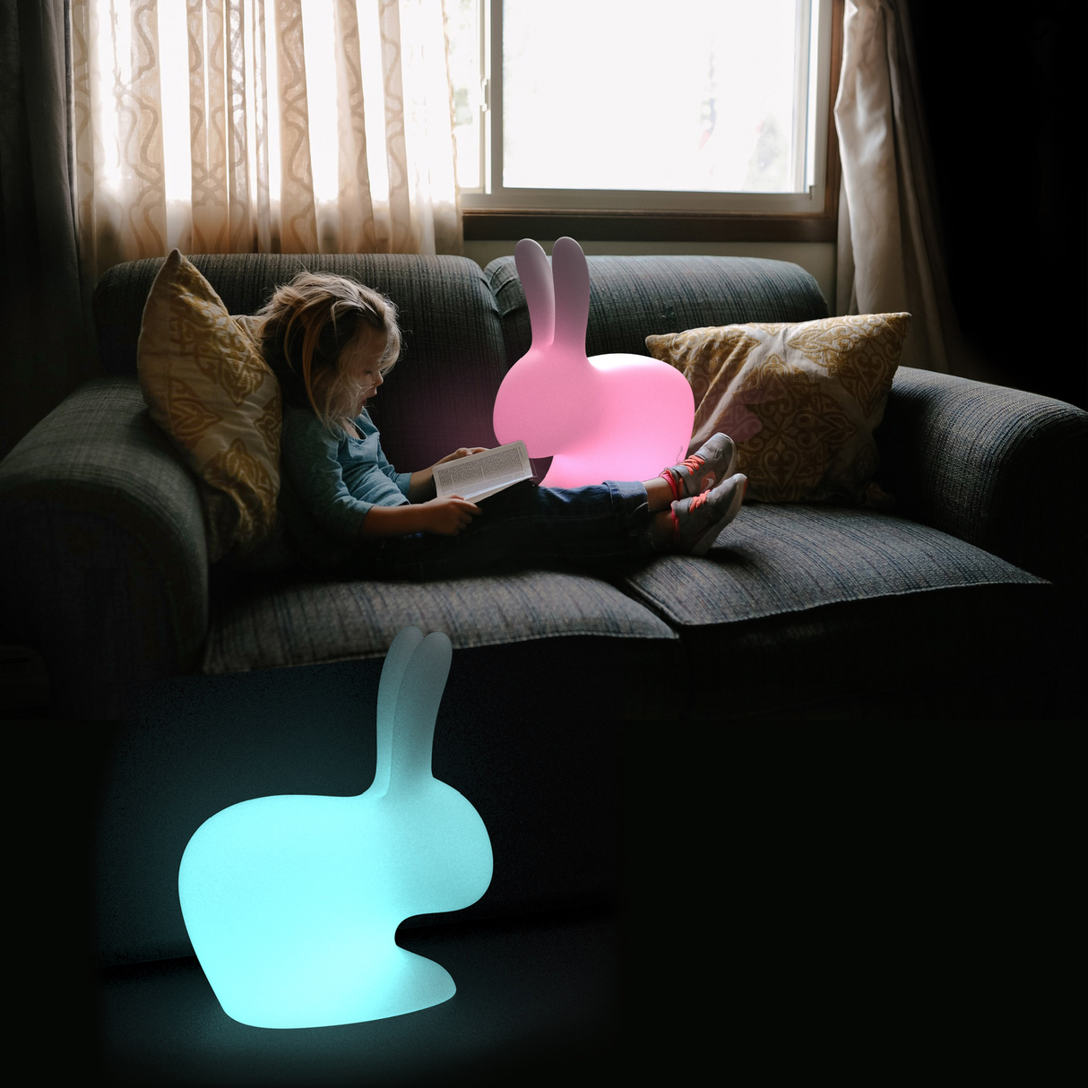 White Rabbit Chair LED Lamp | Qeeboo Rabbit | OROA.com