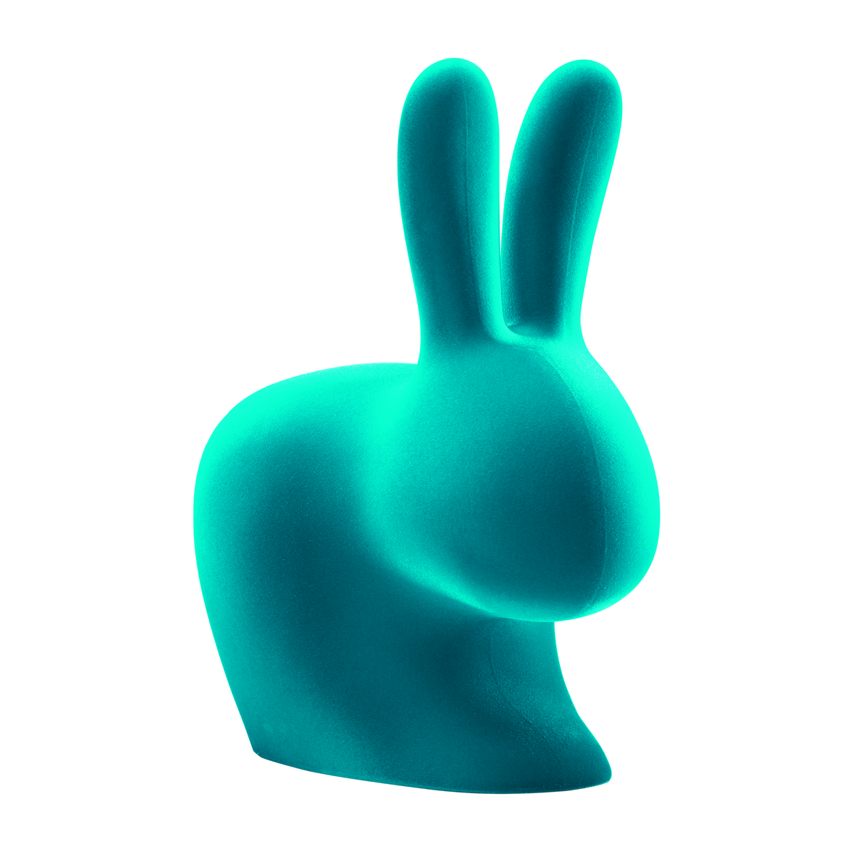 Velvet Sculptural Book End XS | Qeeboo Rabbit | OROA.com