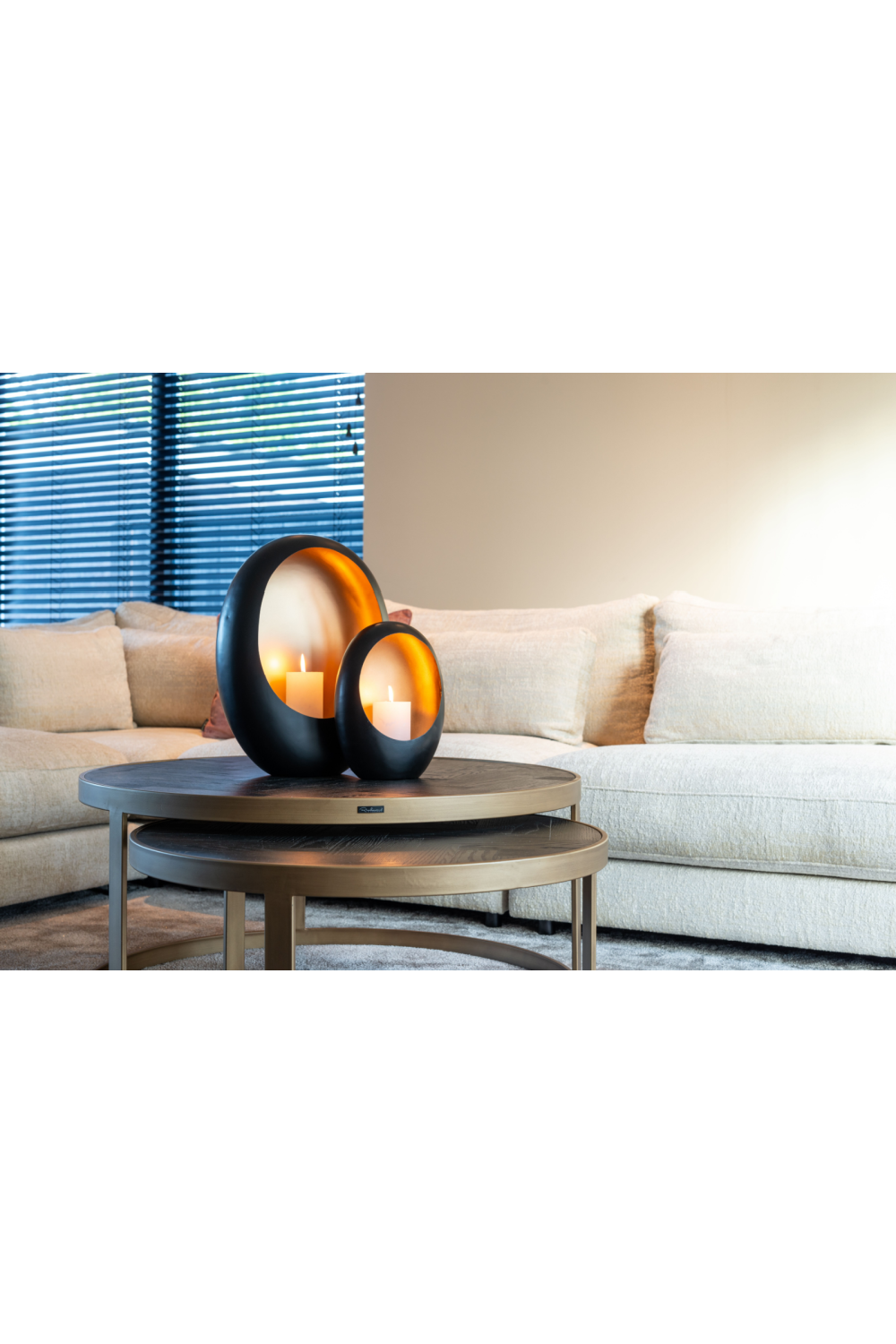 Black Oak Nested Coffee Tables (2) | Oroa.com