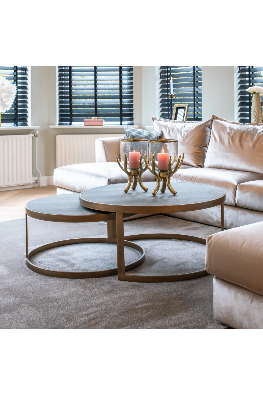 Round Nested Coffee Tables (2) | Oroa.com