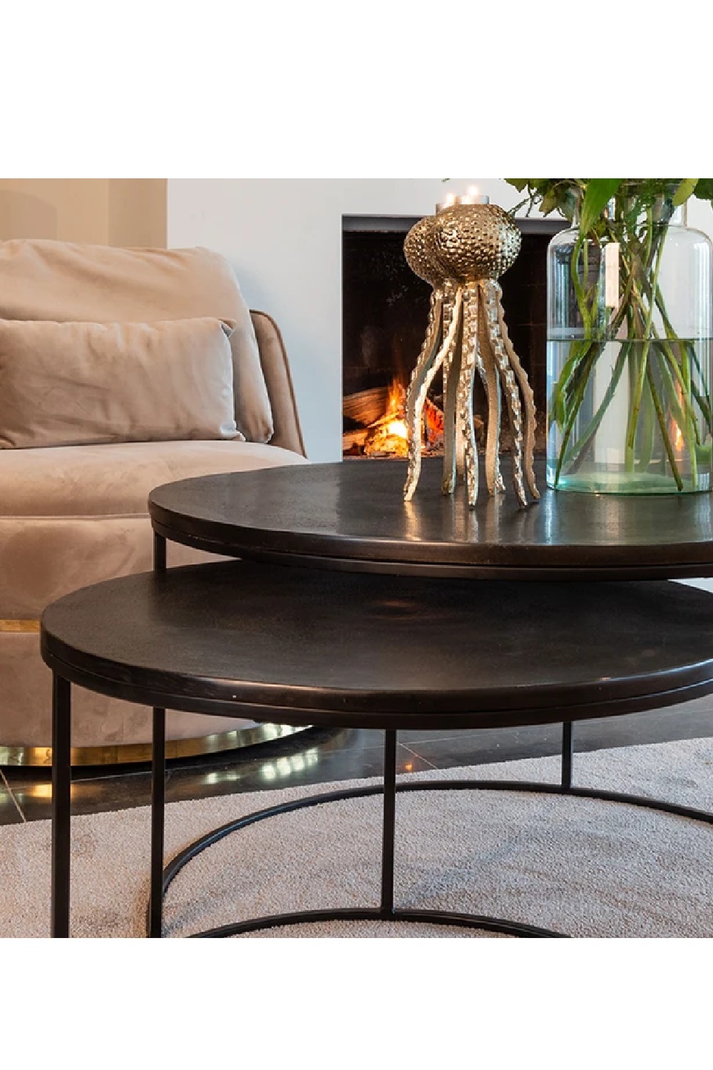 Round Nested Coffee Tables (2) | Oroa.com