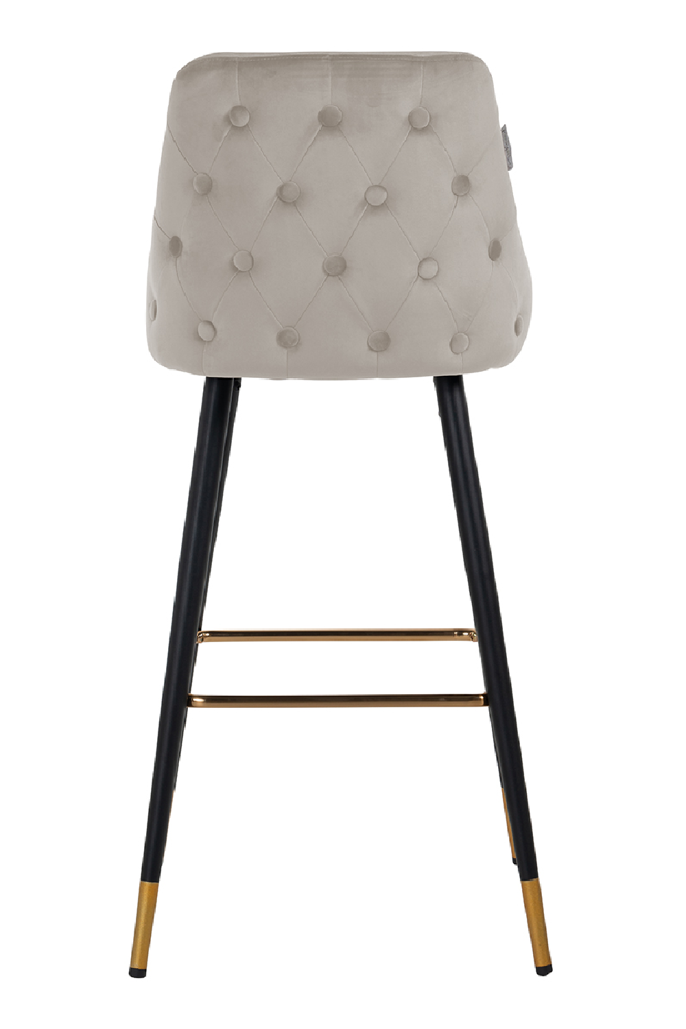 Velvet Gold Accent Bar Stool | Richmond Interiors Imani | Oroa.com
