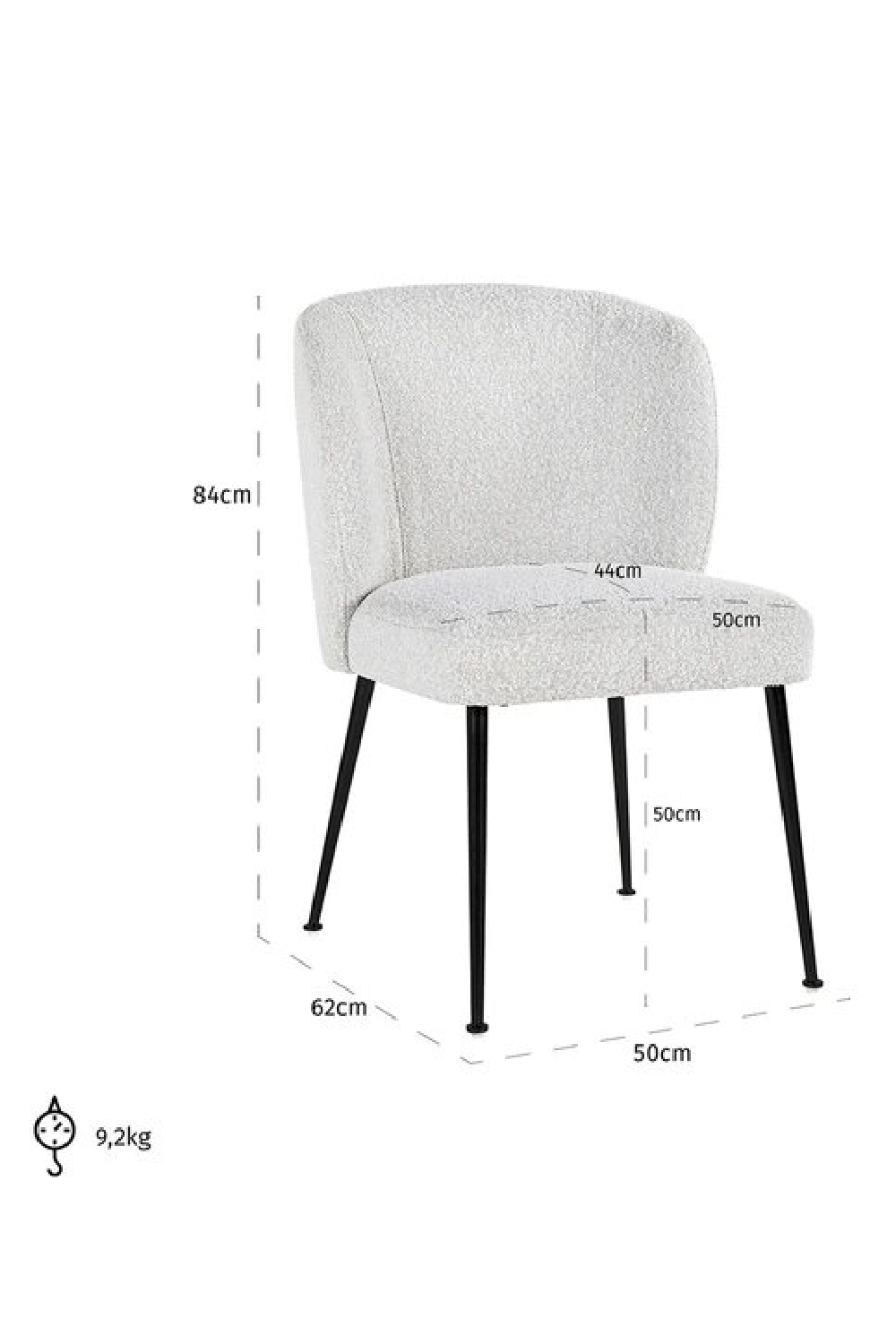 Upholstered Modern Dining Chair | Oroa.com