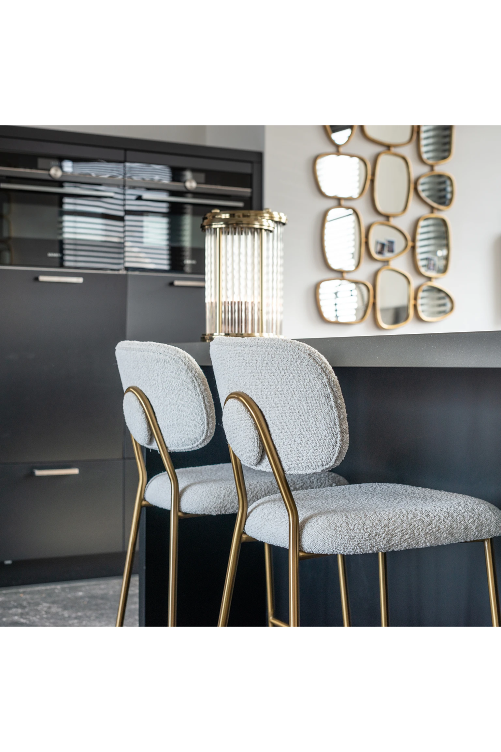Brushed Metal Counter Stool | Oroa.com