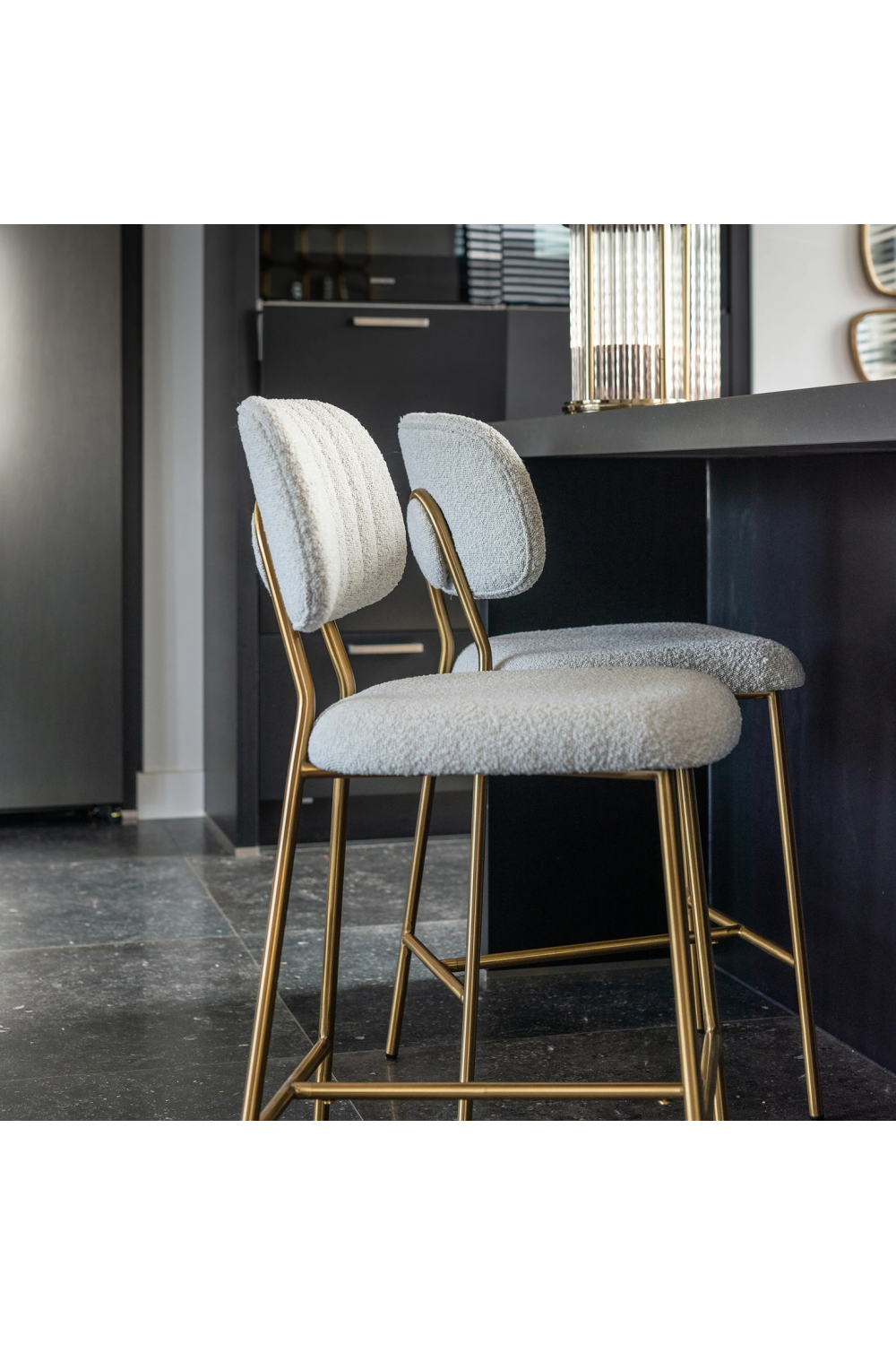 Brushed Metal Counter Stool | Oroa.com