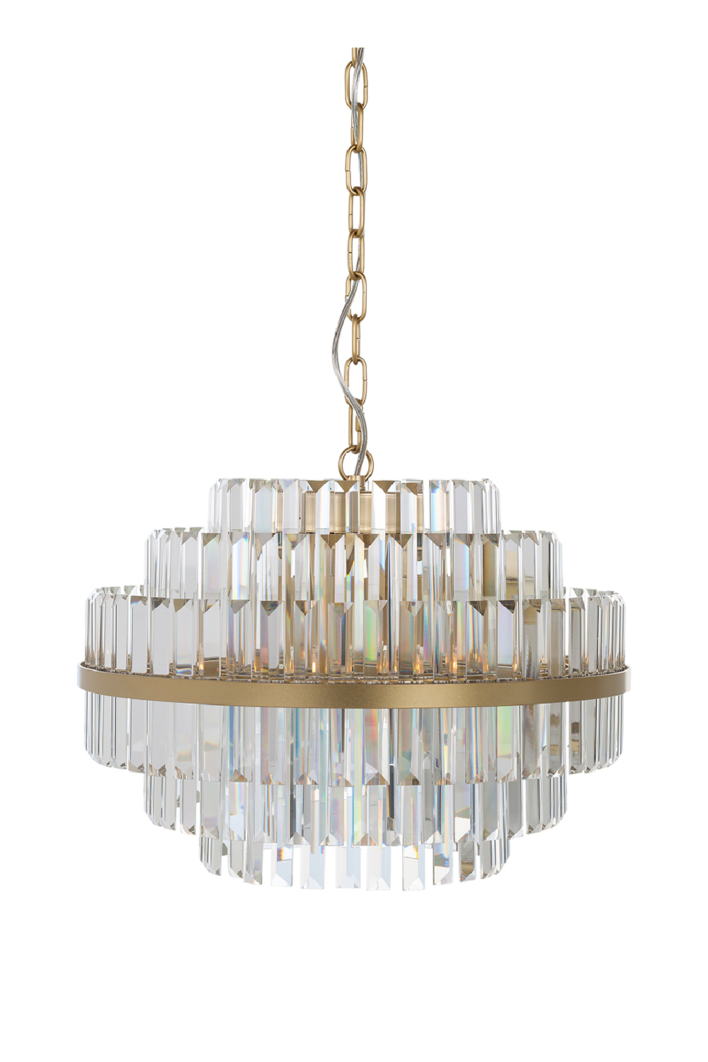 Modern European furniture - Tiered Crystal Glass Chandelier S - www.oroa.com | Oroa.com