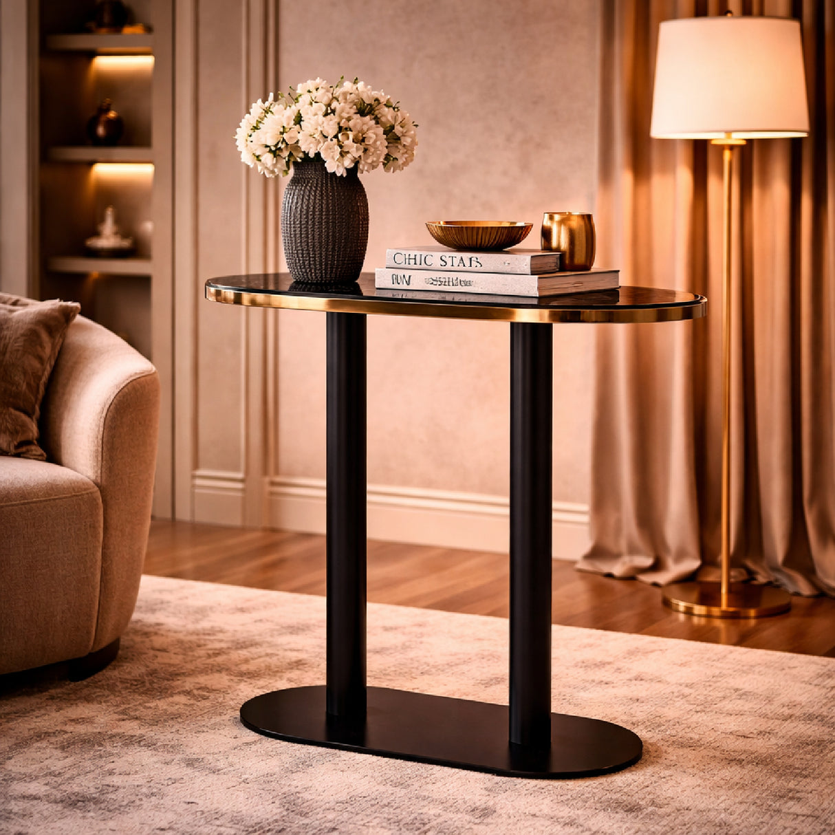 Oval Marble Bar Table | Oroa.com