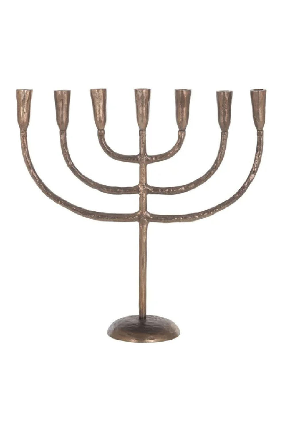 Brushed Gold Classic Candle Holder | Richmond Interiors Femm | Oroa.com