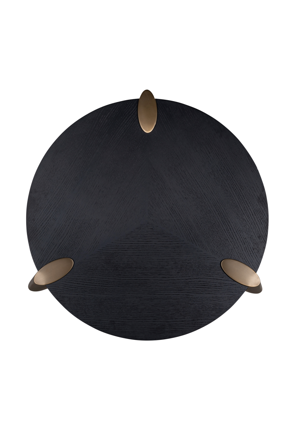Black Oak Round Coffee Tables (2) | Oroa.com