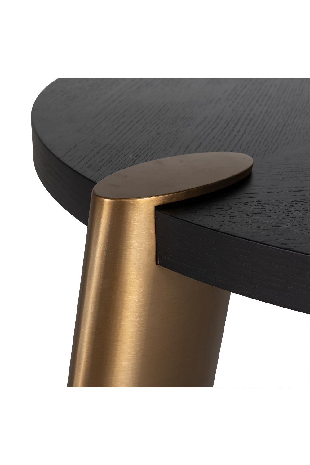 Black Oak Round Coffee Tables (2) | Oroa.com