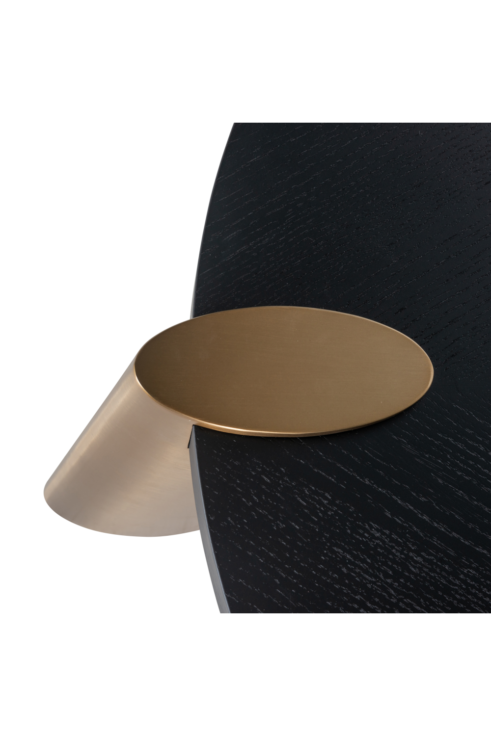 Black Oak Round Coffee Tables (2) | Oroa.com