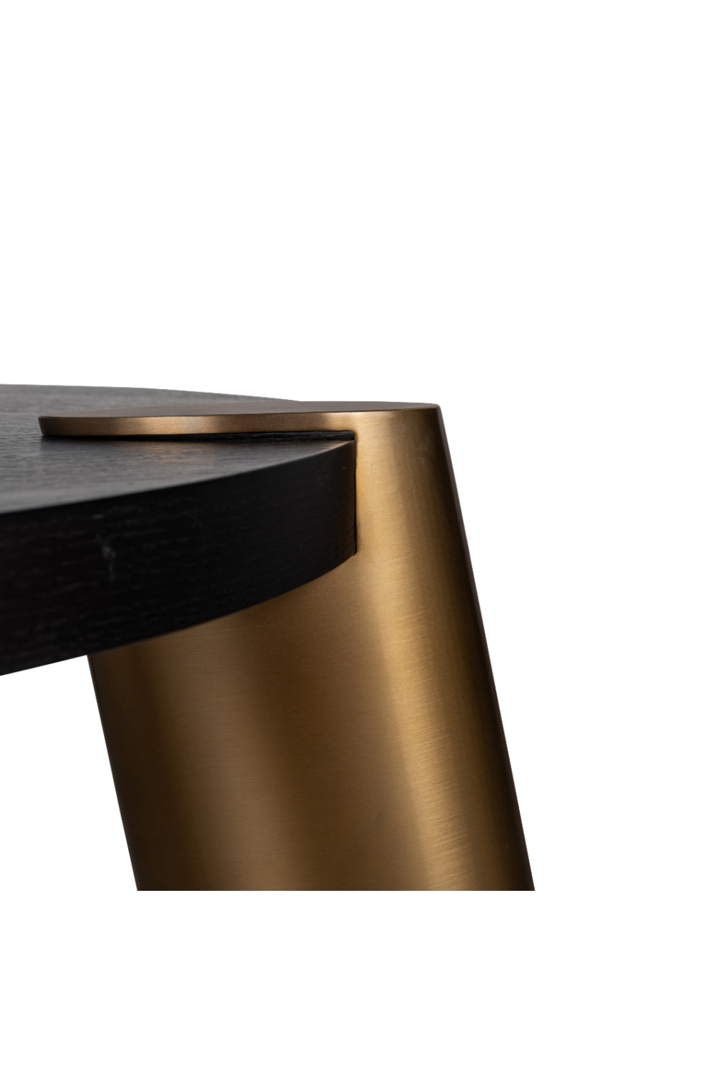 Black Oak Round Coffee Tables (2) | Oroa.com