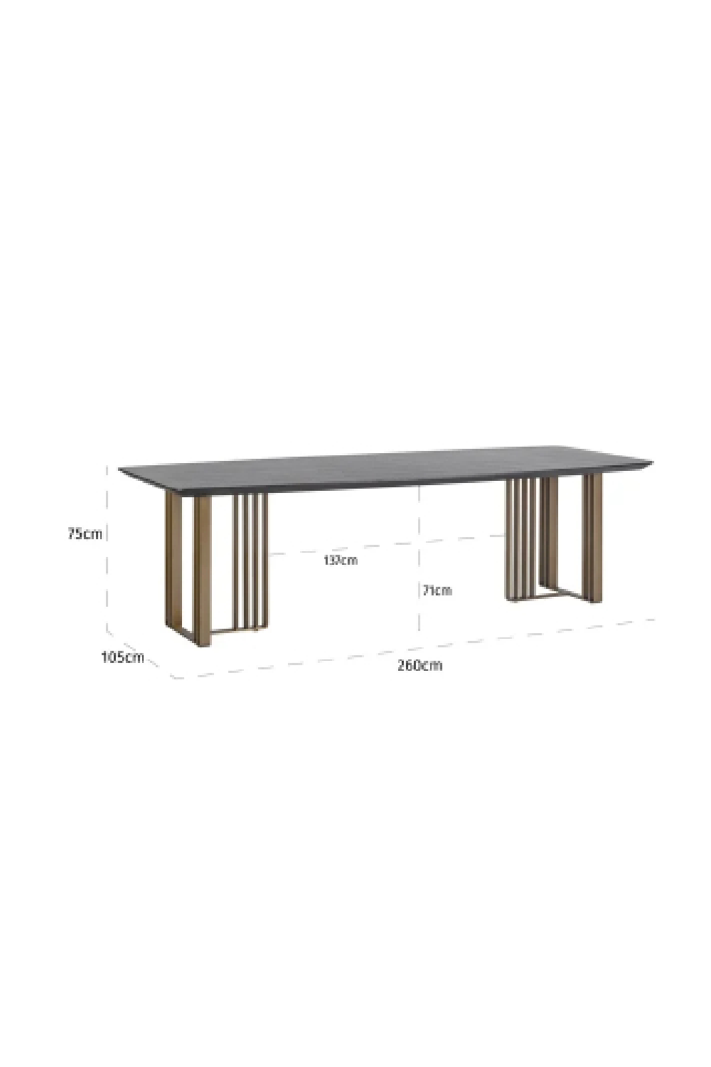 Black Oak Dining Table | Oroa.com