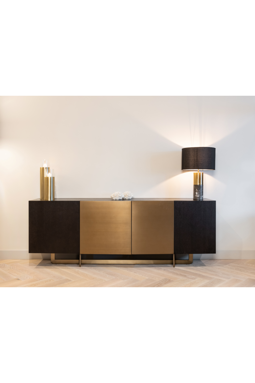 Black Oak 4-Door Sideboard | Oroa.com