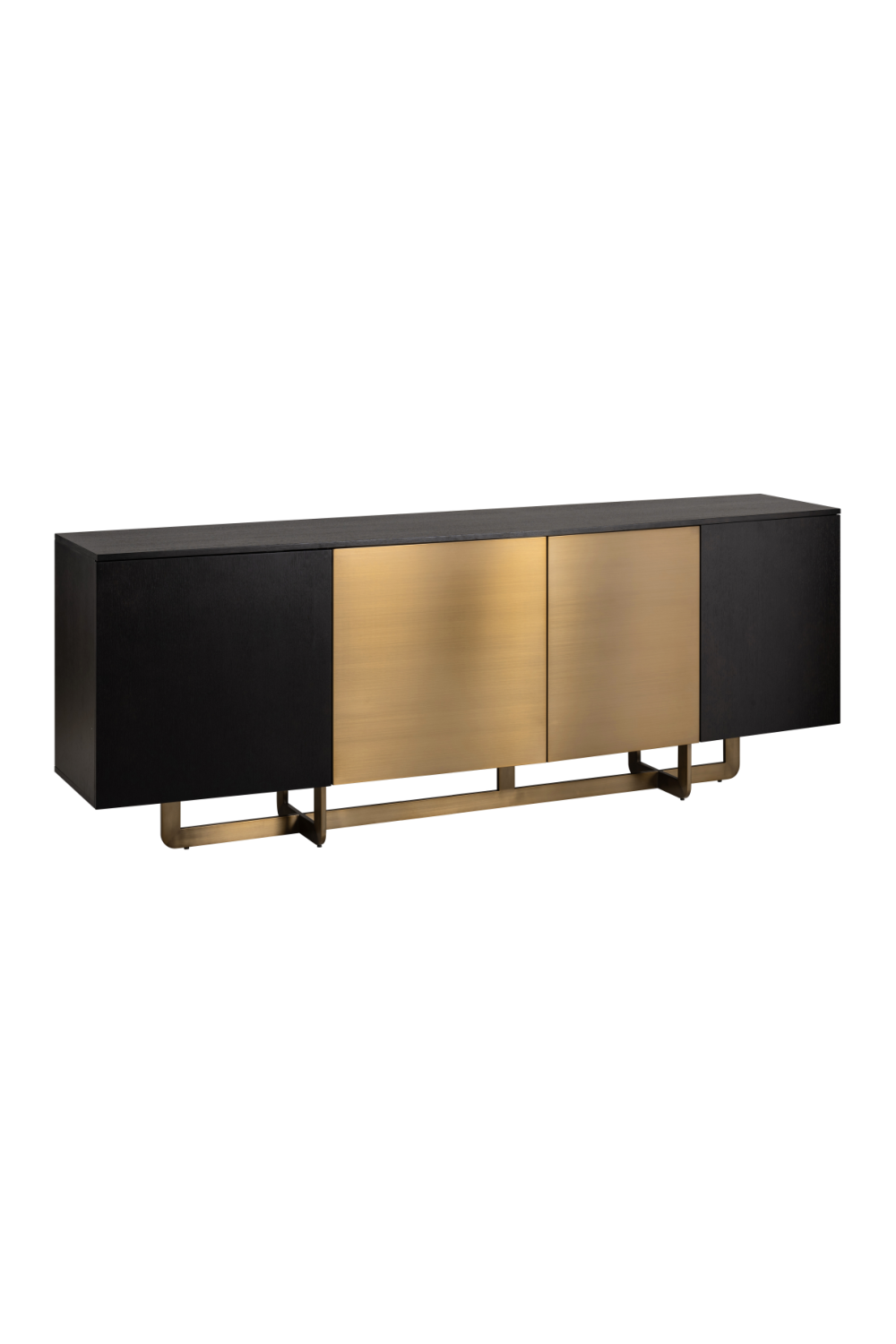 Black Oak 4-Door Sideboard | Oroa.com