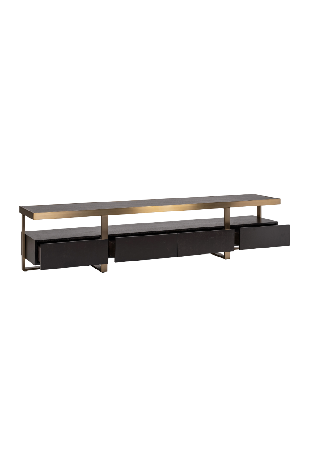 Black Oak Veneer TV Cabinet | Oroa.com