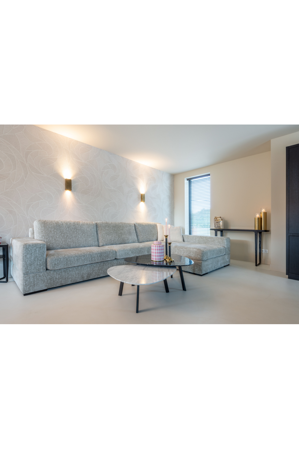 Marble Top Coffee Table Set (2) | Richmond Interiors Trocadero | Oroa.com