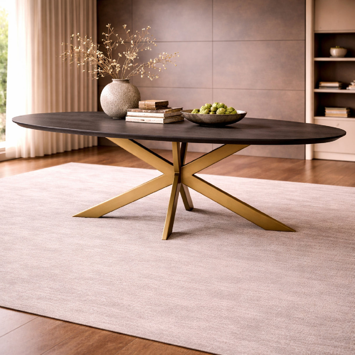 Contemporary Oval Dining Table | Oroa.com