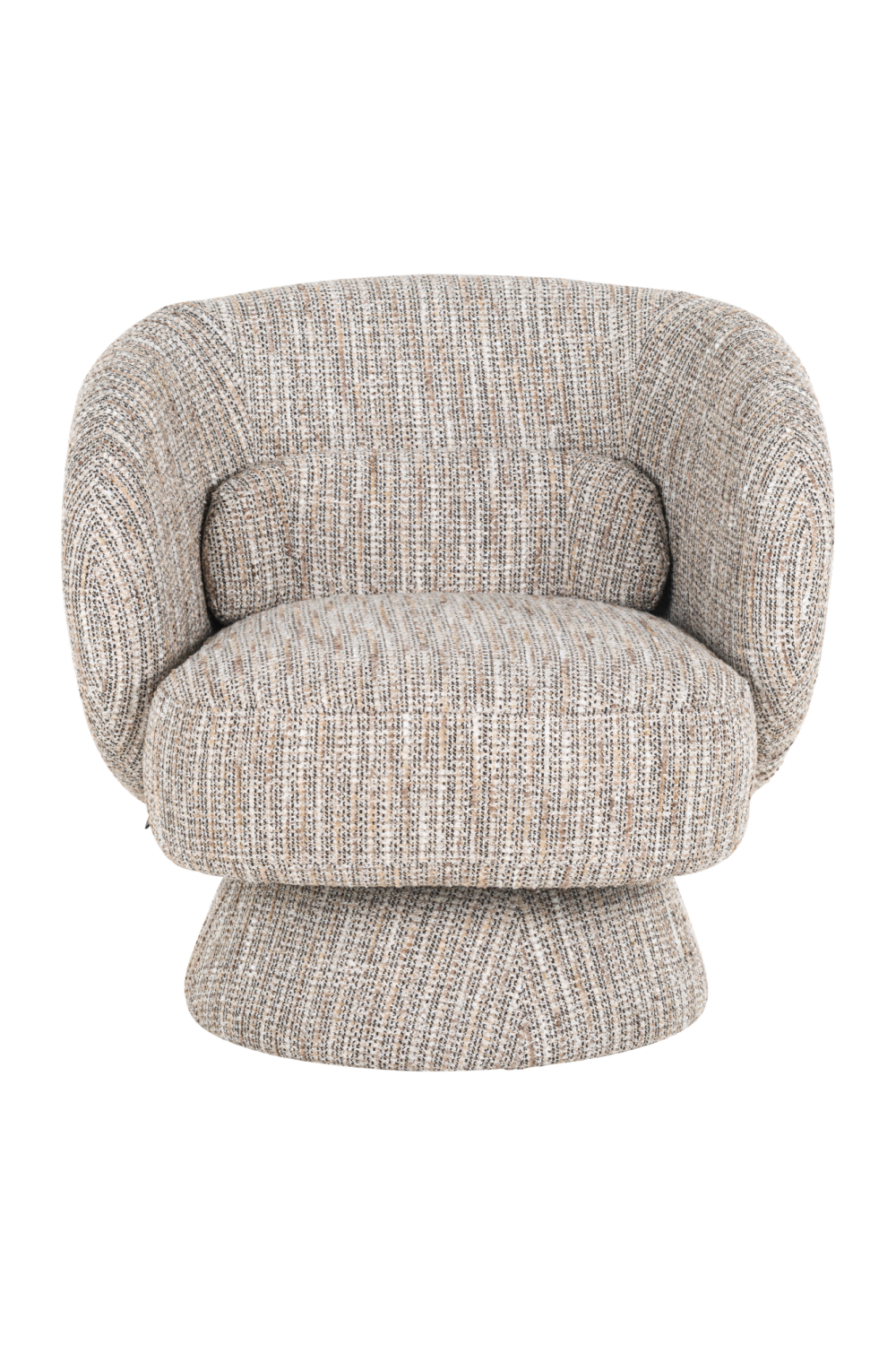 Splayed-Base Swivel Lounge Chair | Richmond Interiors Cavallo | Oroa.com